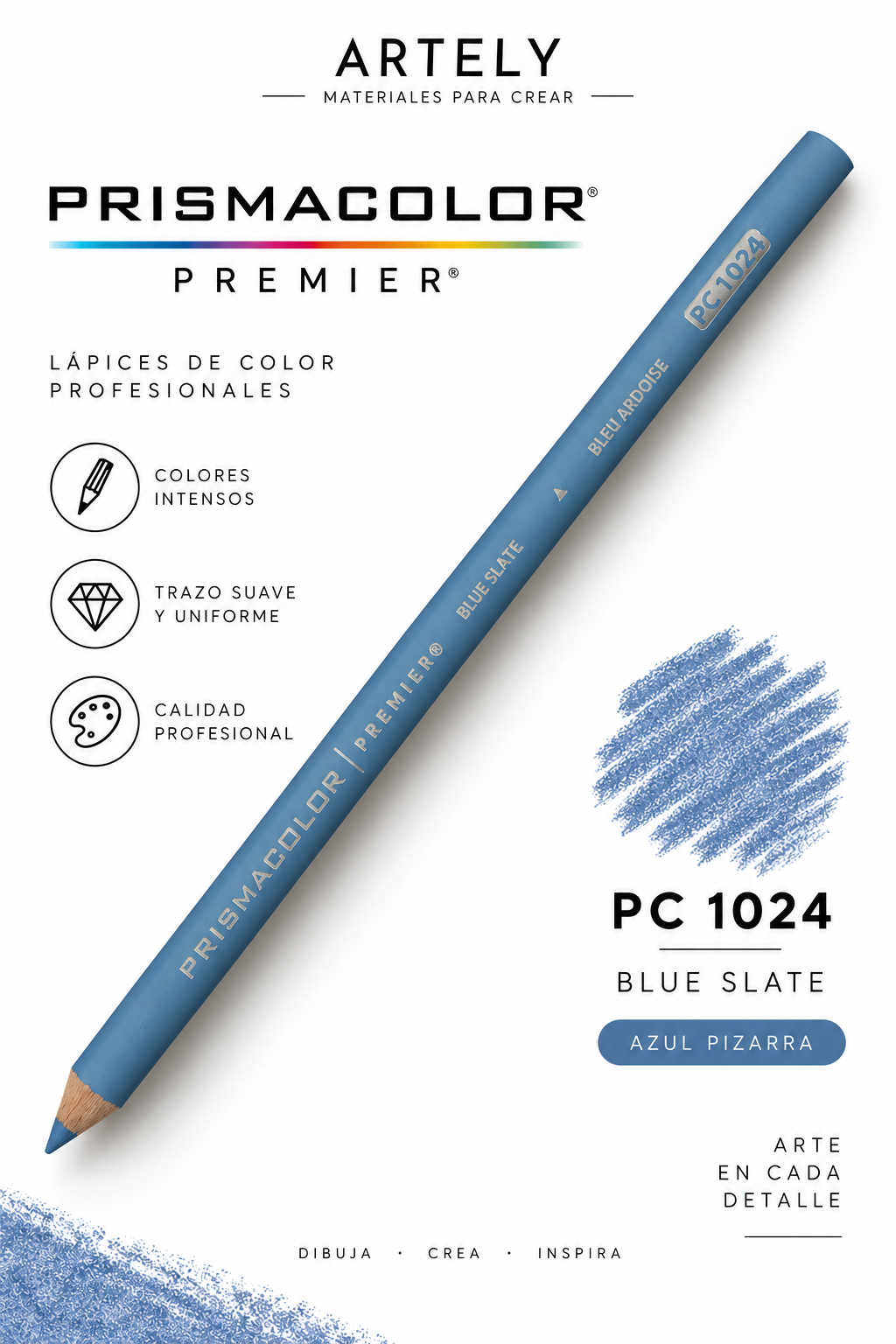 ARTELY Prismacolor Premier PC1024 Blue Slate — Azul pizarra