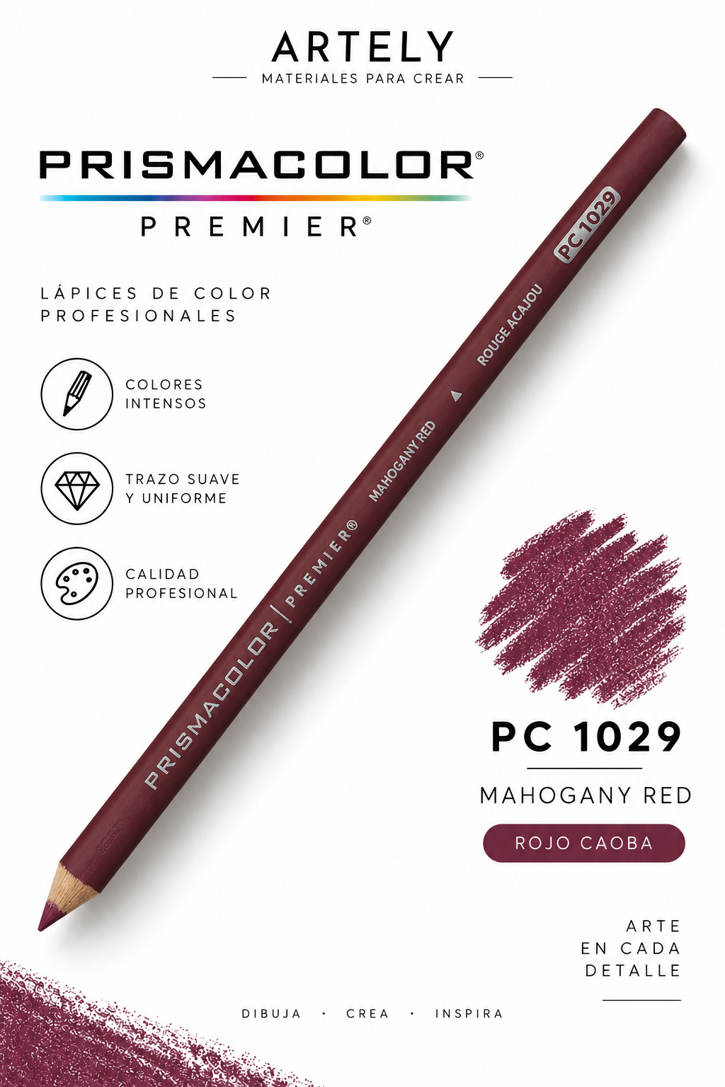 ARTELY Prismacolor Premier PC1029 Mahogany Red — Rojo caoba
