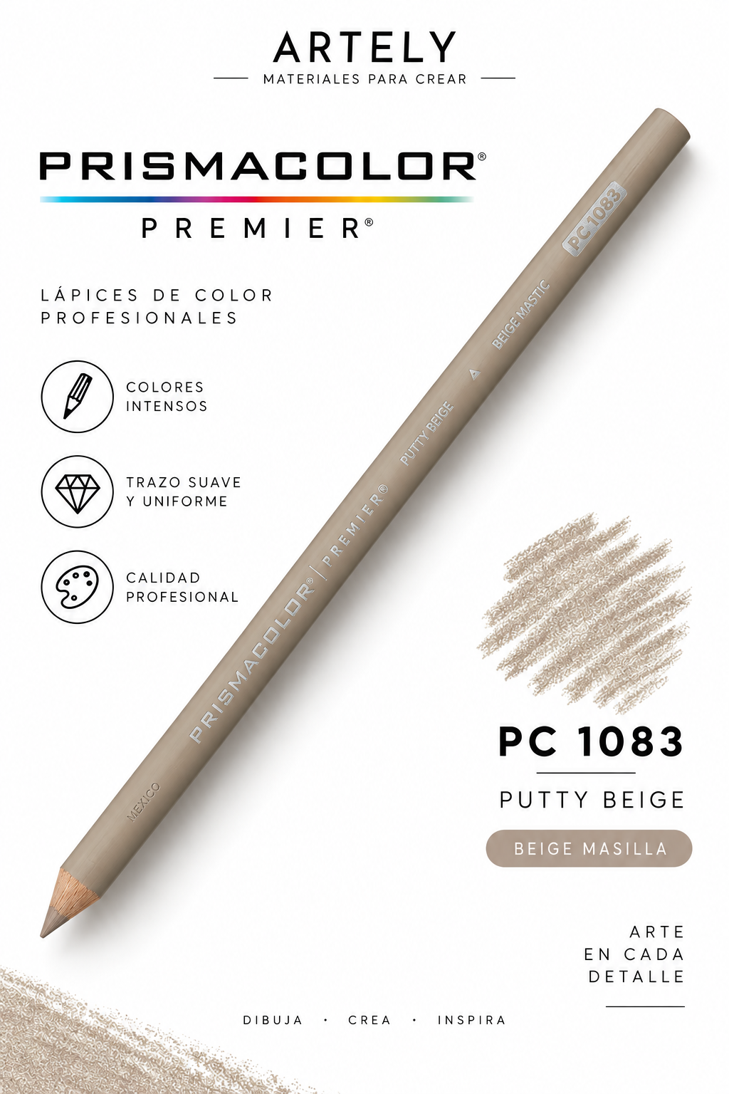 ARTELY Prismacolor Premier PC1083 Putty Beige — Beige masilla
