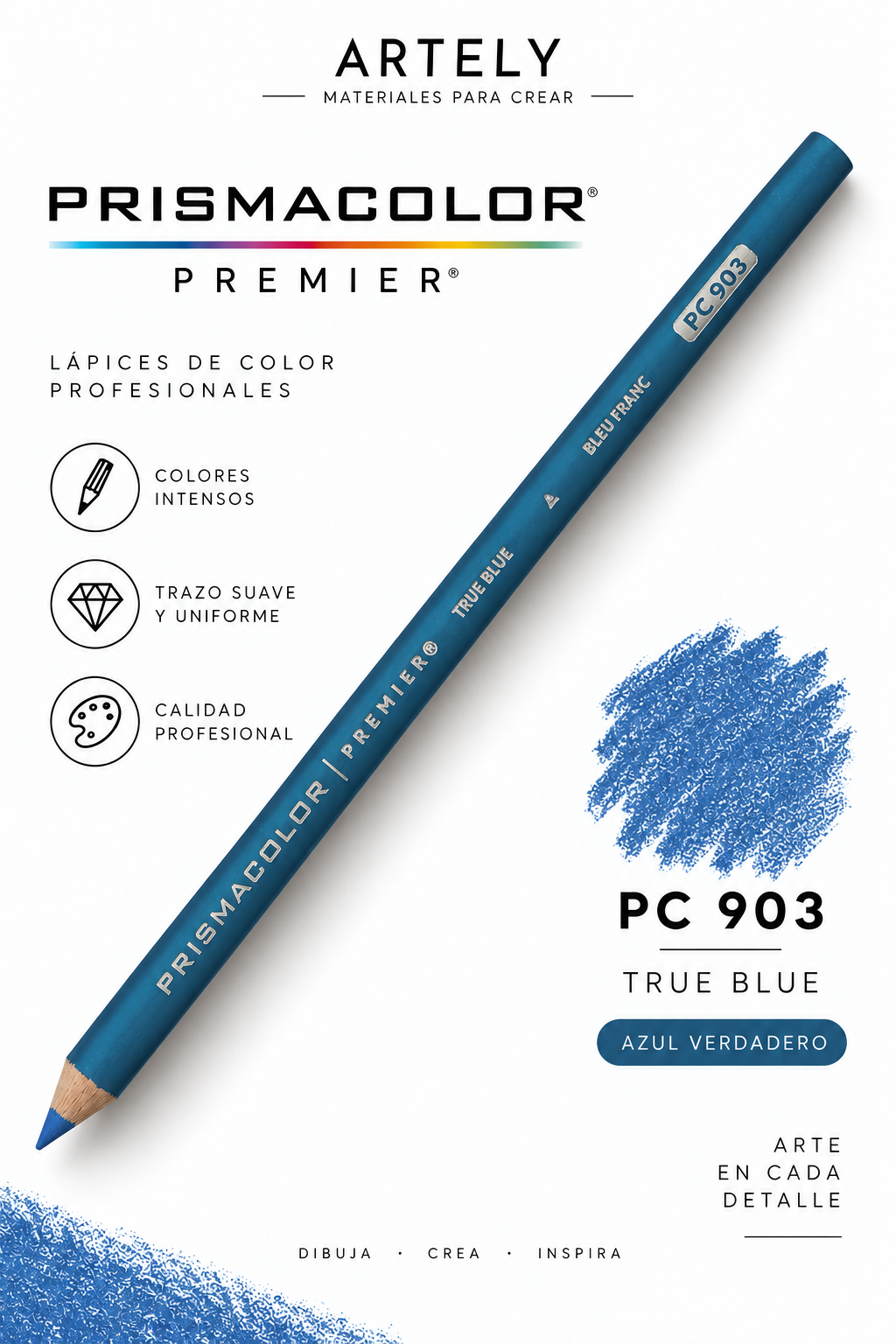 ARTELY Prismacolor Premier PC903 True Blue — Azul verdadero