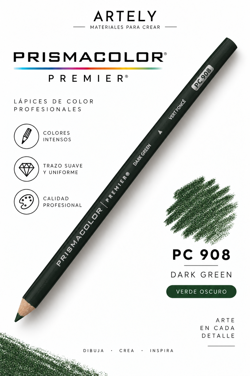 ARTELY Prismacolor Premier PC908 Dark Green — Verde oscuro