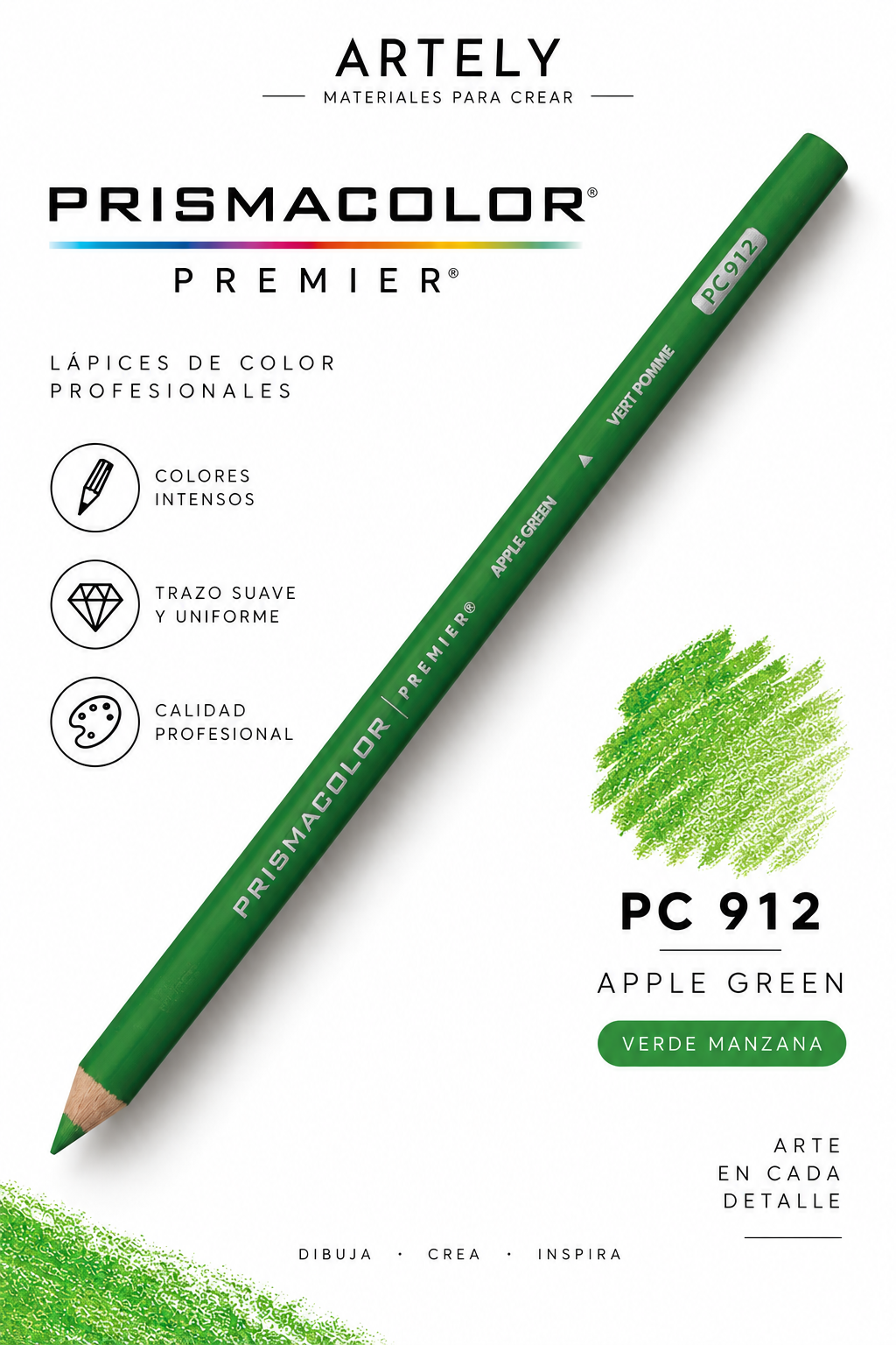 ARTELY Prismacolor Premier PC912 Apple Green — Verde manzana