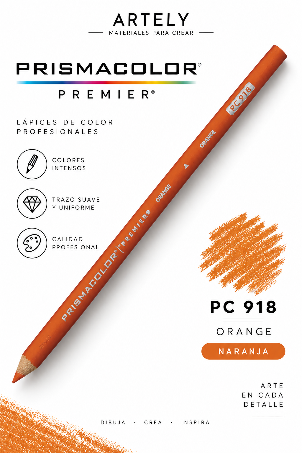 ARTELY Prismacolor Premier PC918 Orange — Naranja