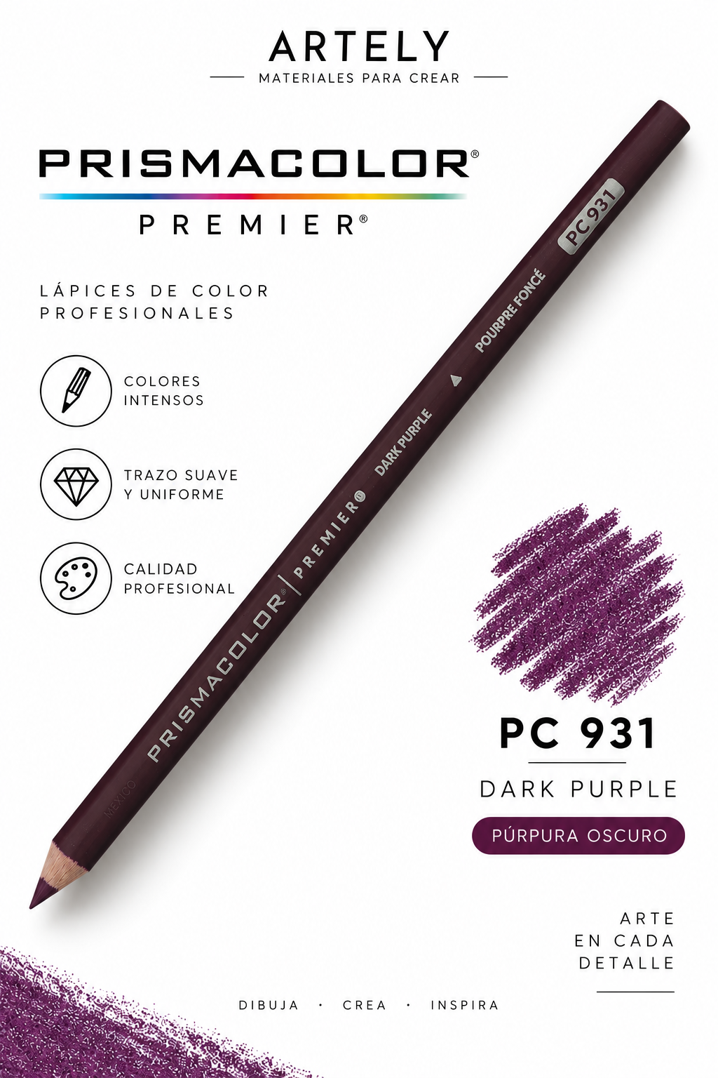 ARTELY Prismacolor Premier PC931 Dark Purple — Púrpura oscuro