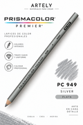 ARTELY Prismacolor Premier PC949 Silver — Plata