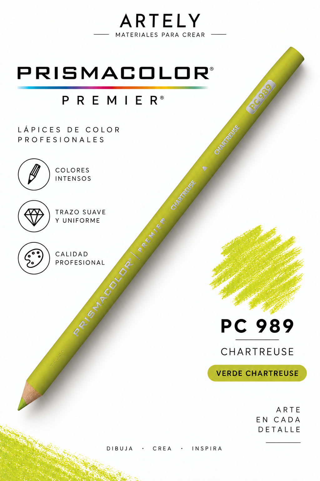ARTELY Prismacolor Premier PC989 Chartreuse — Verde chartreuse