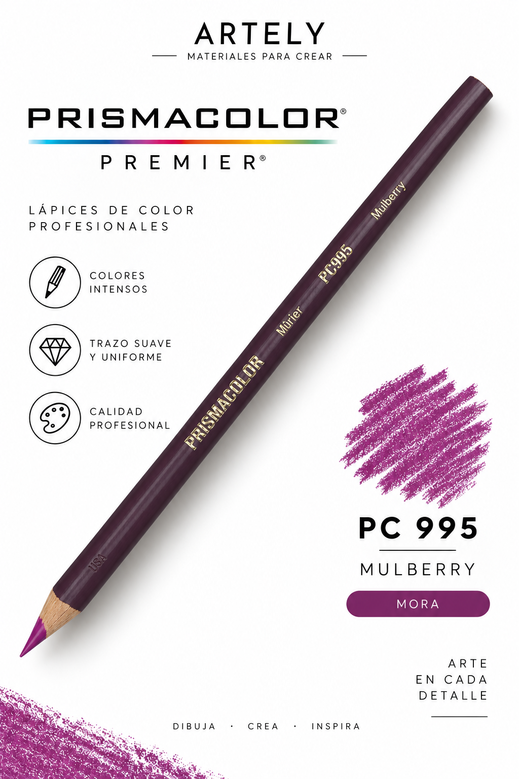 ARTELY Prismacolor Premier PC995 Mulberry — Mora