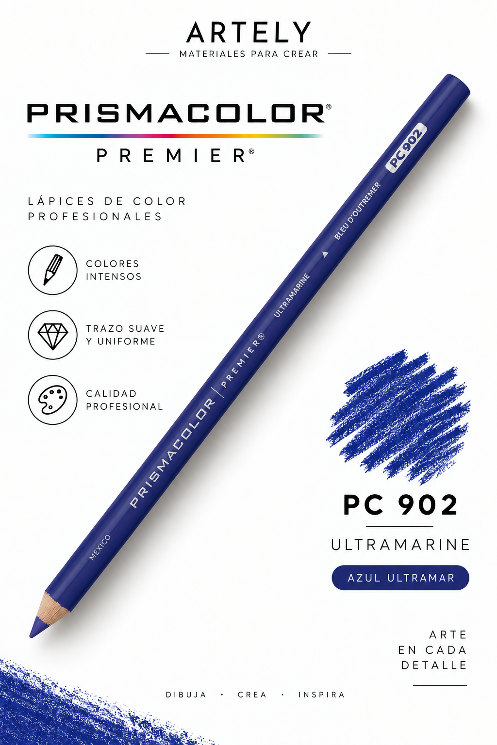 ARTELY — Prismacolor Premier PC902 Ultramarine, azul ultramar, lápiz individual